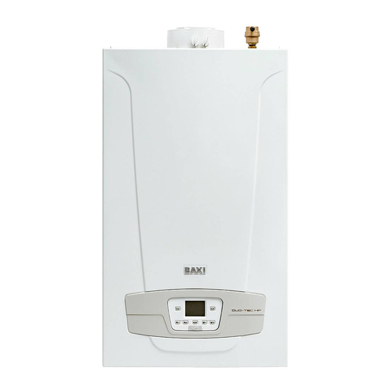 Baxi Luna Duo-Tec MP 1.35 Instructions Manual For Users And Installers