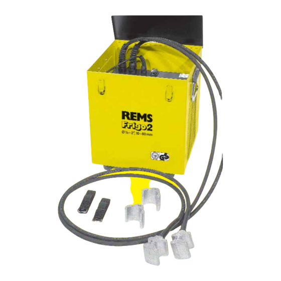 REMS Frigo 2 Operating Instructions Manual