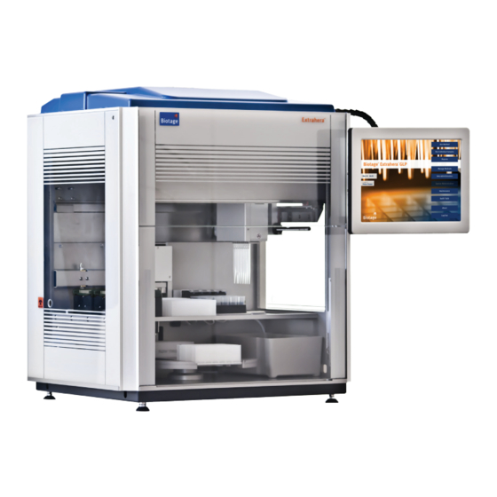 Biotage Extrahera Classic Installation And Safety