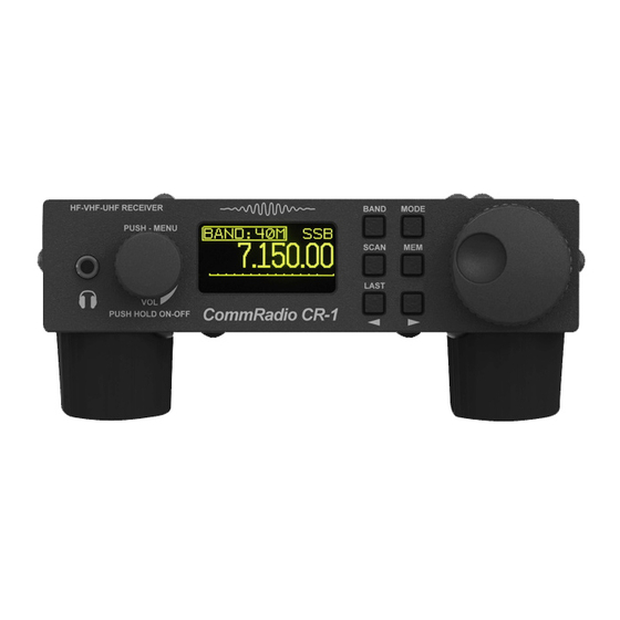 CommRadio CR-1 Manuals