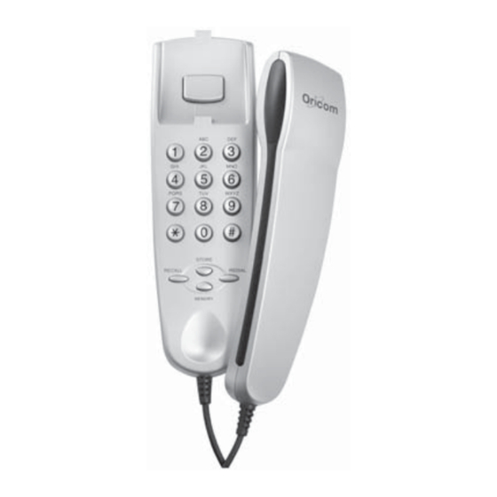 Oricom TP6 User Manual