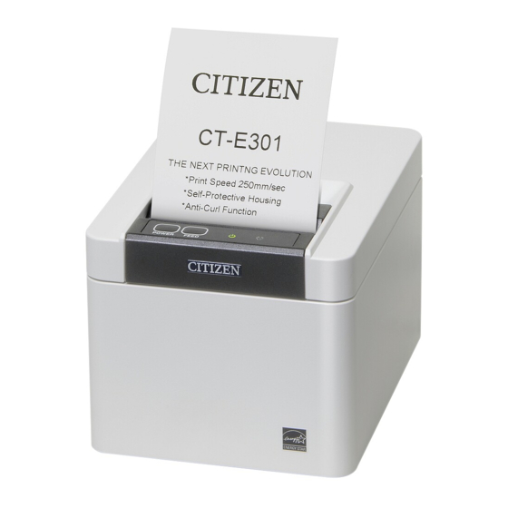 Citizen CT-E301 User Manual