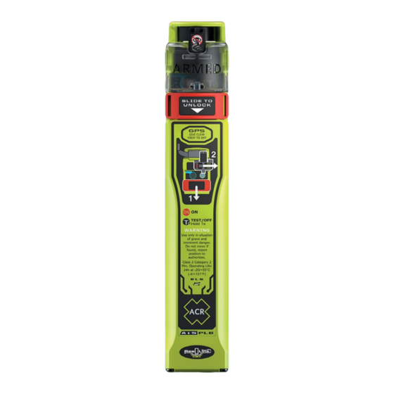 ACR Electronics ResQLink AIS Beacon Manuals
