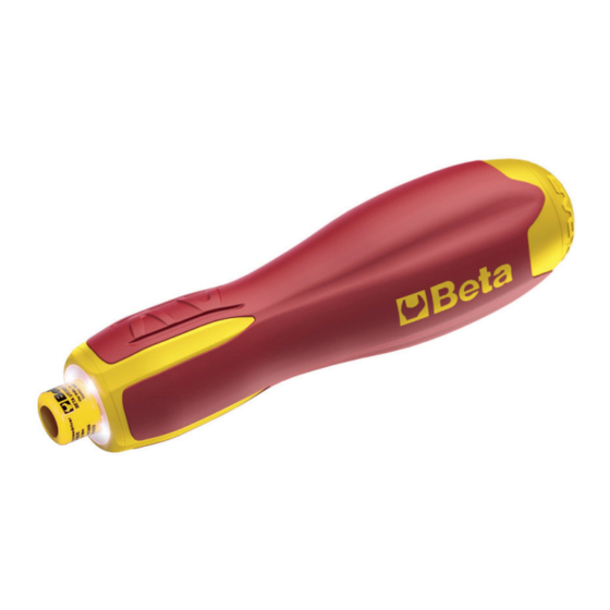 Beta 1211E Operation Manual And Instructions