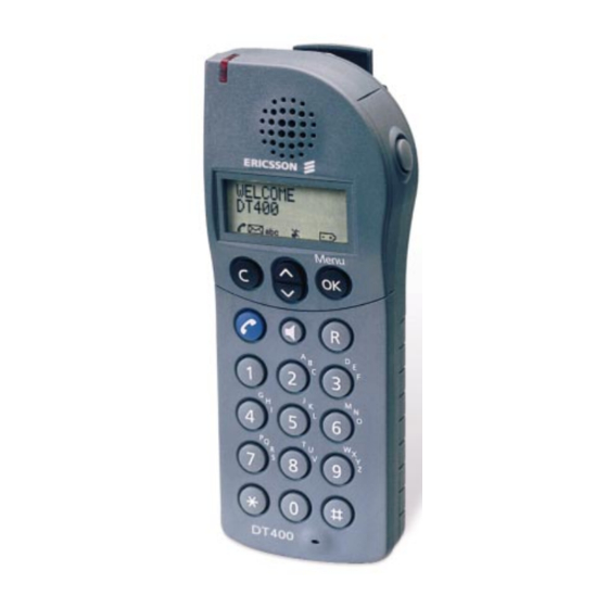 Ericsson DT400 User Manual