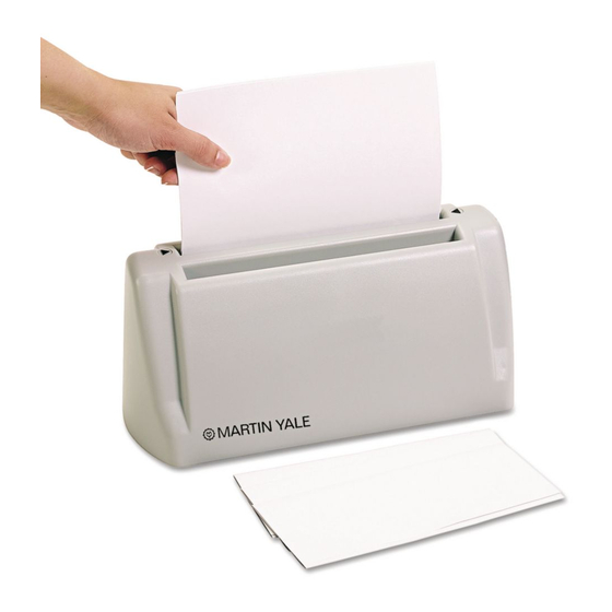 Martin Yale P6200 Instruction Manual