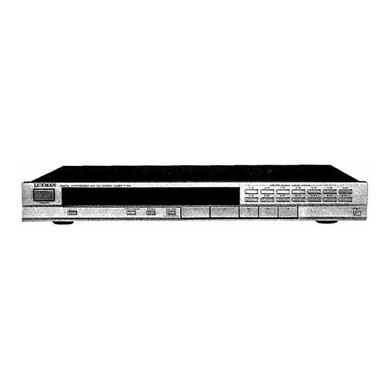 Luxman T-117 Service Manual