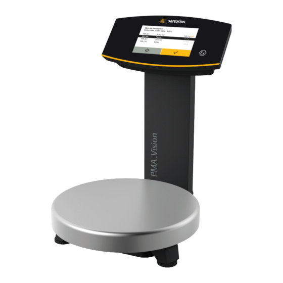 Sartorius VIS1X Installation Instructions Manual