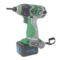 Hitachi Koki WR 12DM2 Handling Instructions Manual