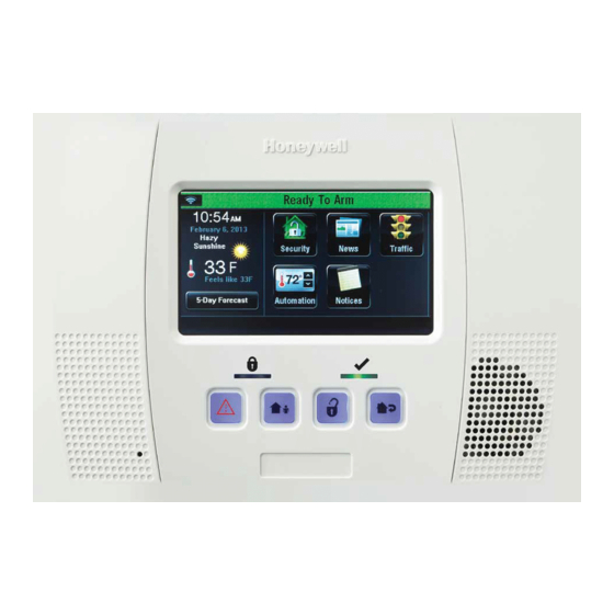 Honeywell LYNX Touch Series Quick Installation Manual