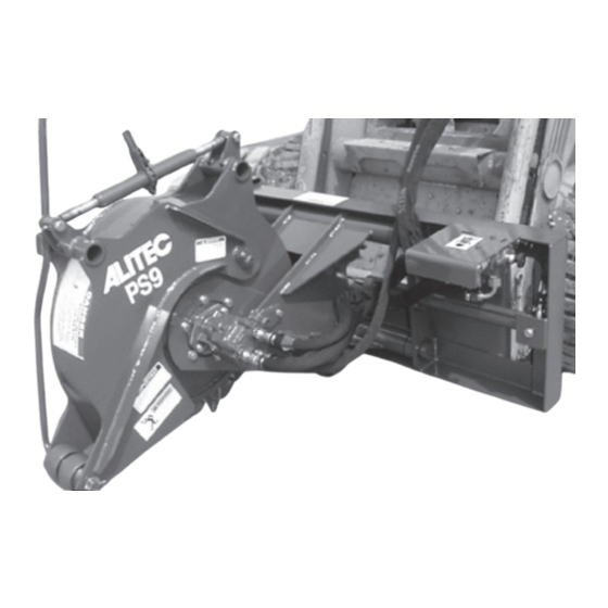 User Manuals: Woods ALITEC PS9 1.5MD Skid Steer Saw