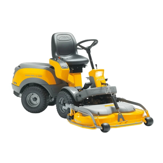 Stiga PARK 4WD PRO 25 Installation Manual