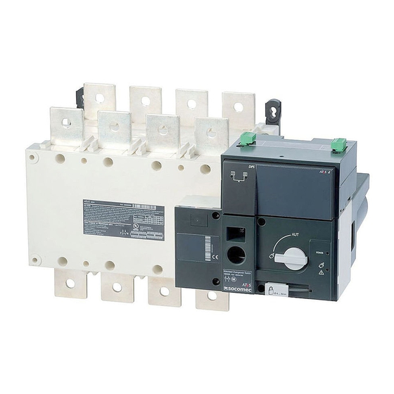 socomec ATyS Series Instruction Manual
