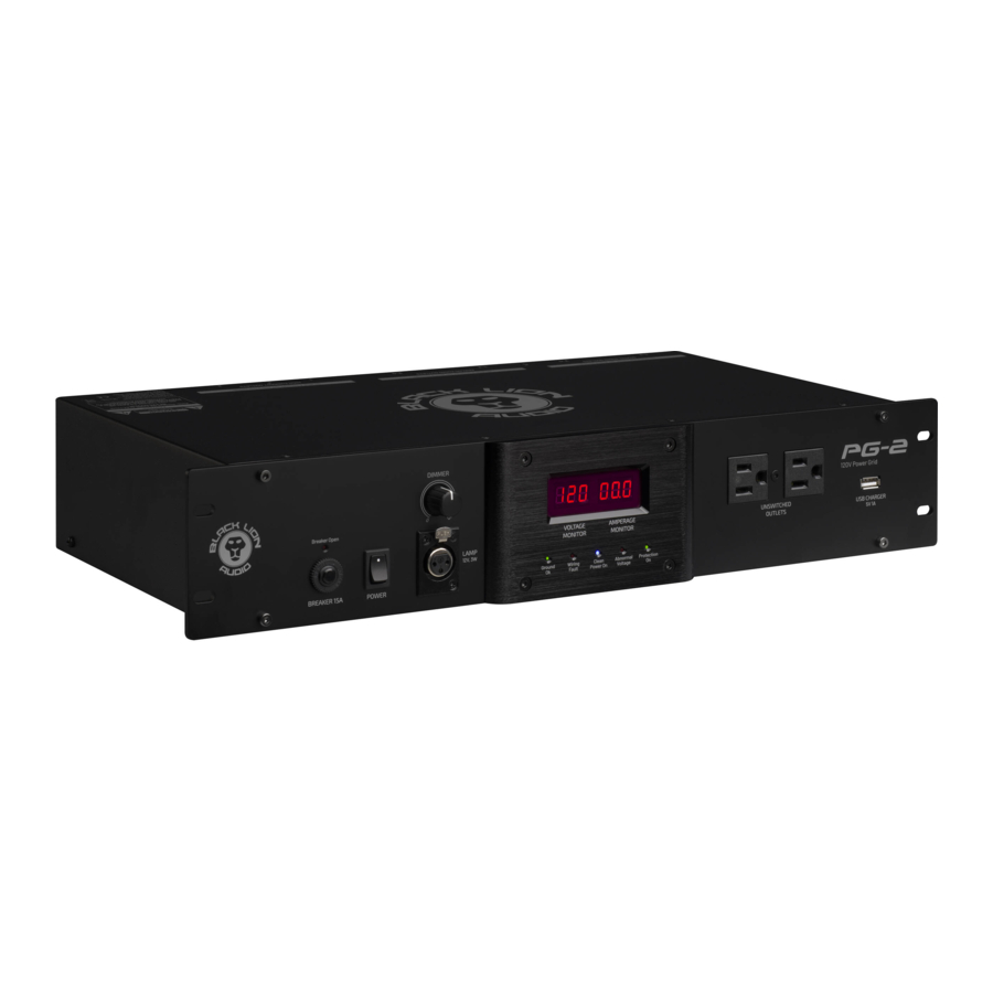 Black Lion Audio PG-2 Owner's Manual