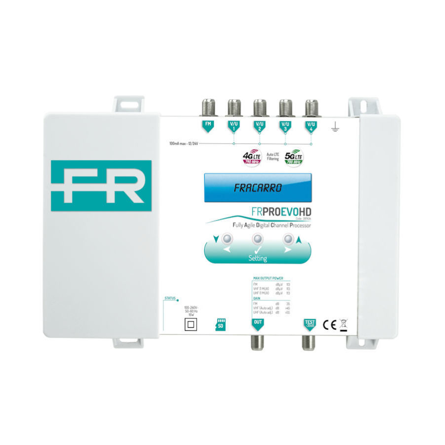 Fracarro FRPRO EVO HD Operating Instructions