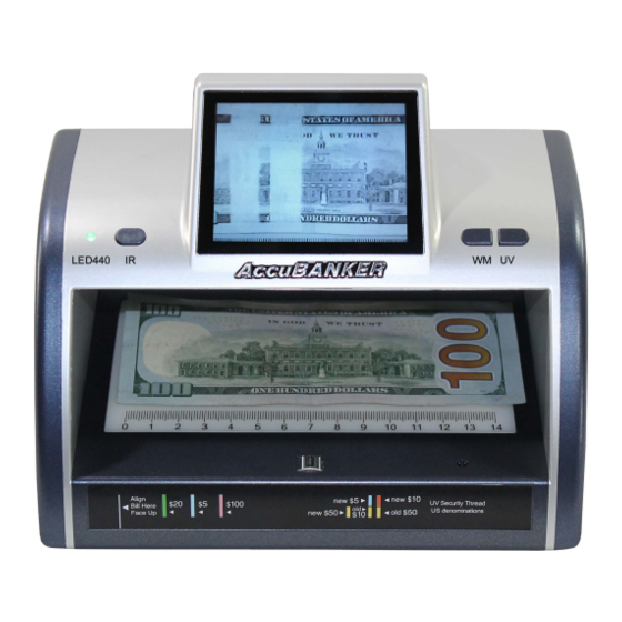 AccuBANKER LED440 User Manual
