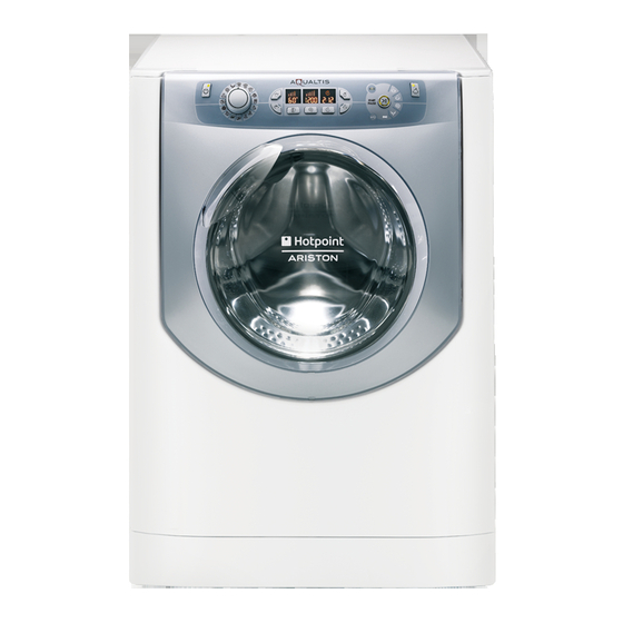 Hotpoint Ariston AQUALTIS AQ8F 29 U Instructions For Installation And Use Manual