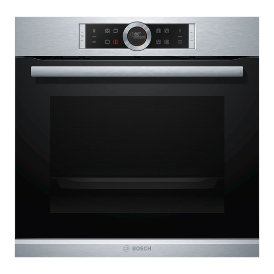 Bosch CBG675B 3 Series User Manual And Installation Instructions