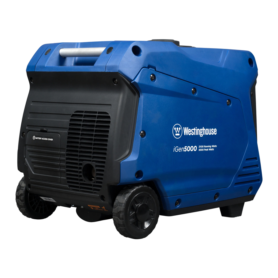 Westinghouse iGen5000 - Inverter Generator Manual