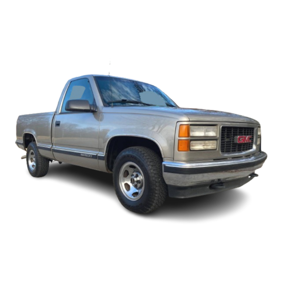 GMC SIERRA 1998 Manual