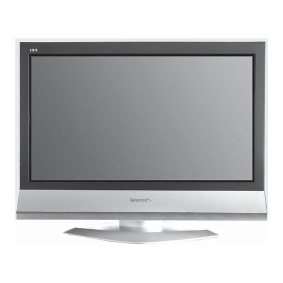 Panasonic Viera TX-26LE60P Operating Instructions Manual