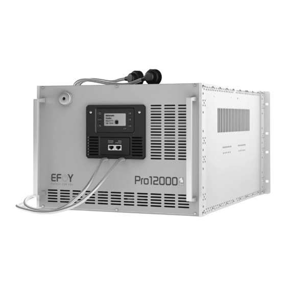 EFOY Pro 12000 Duo Operation And Installation Manual