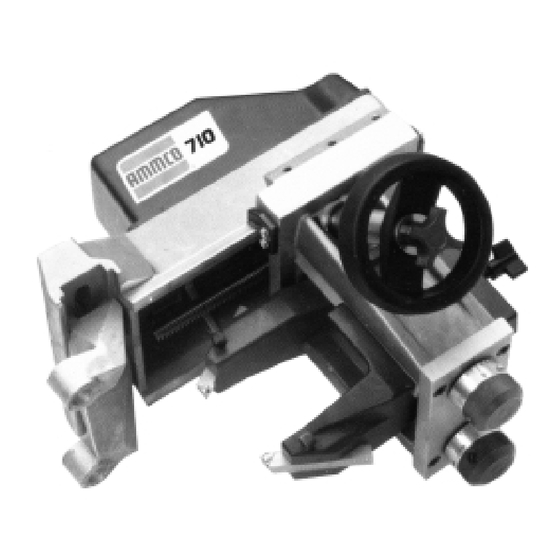 AMMCO 700 Installation And Operating Instructions Manual