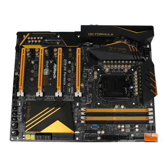 ASROCK Z170 OC Formula Manual