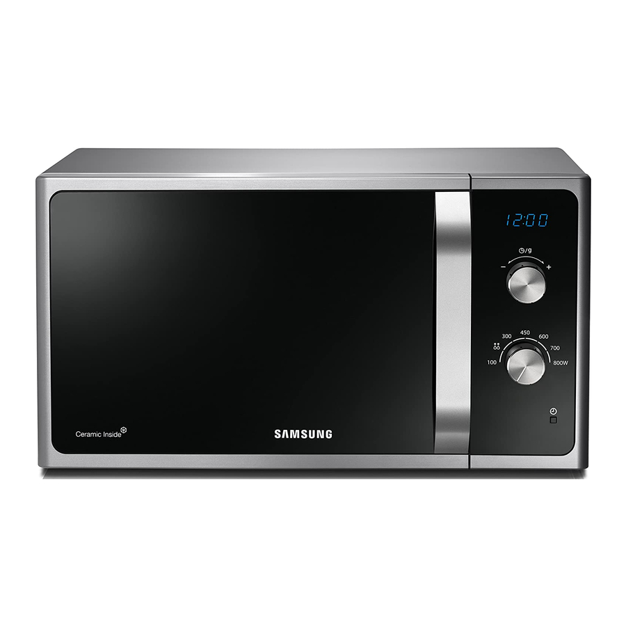 Samsung MS23F301E Series Owner's Instructions & Cooking Manual