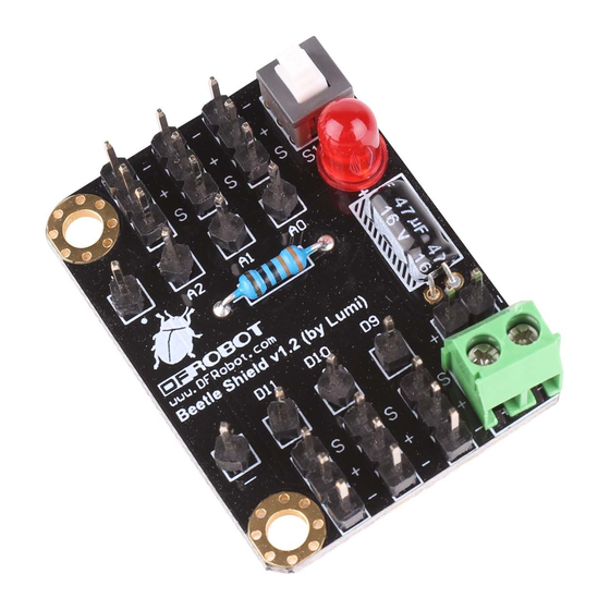 DFRobot Beetle Shield Quick Start Manual