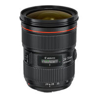 Canon EF24-70mm f/2.8L USM Instruction
