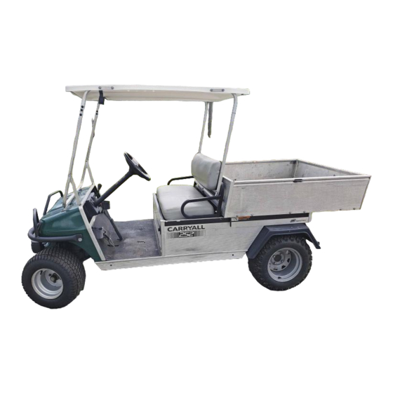 Club Car Turf 252 2007 Maintenance And Service Manual