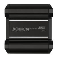 Orion XTR Power Amplifier XTR10001 Owner's Manual