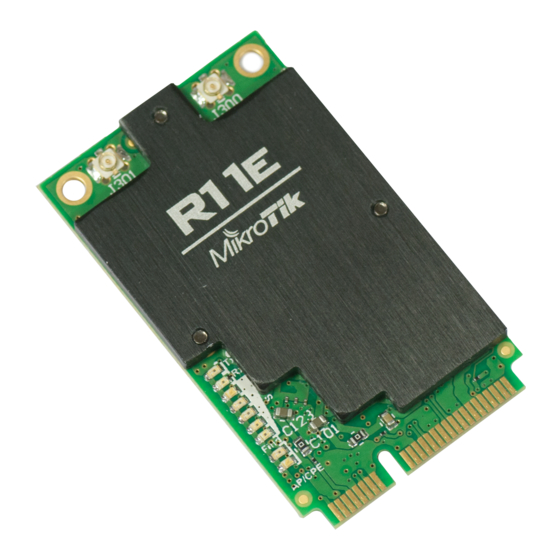 MikroTik R11e-2HnD Quick Manual