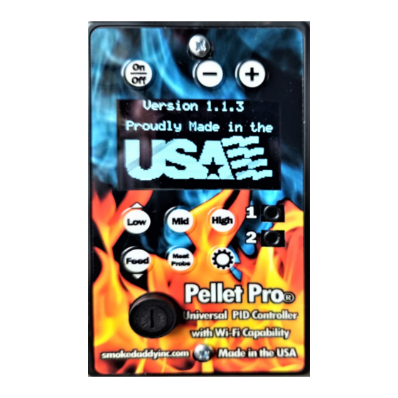 SMOKE DADDY PELLET PRO PATRIOT PID CONTROLLER REFERENCE MANUAL Pdf