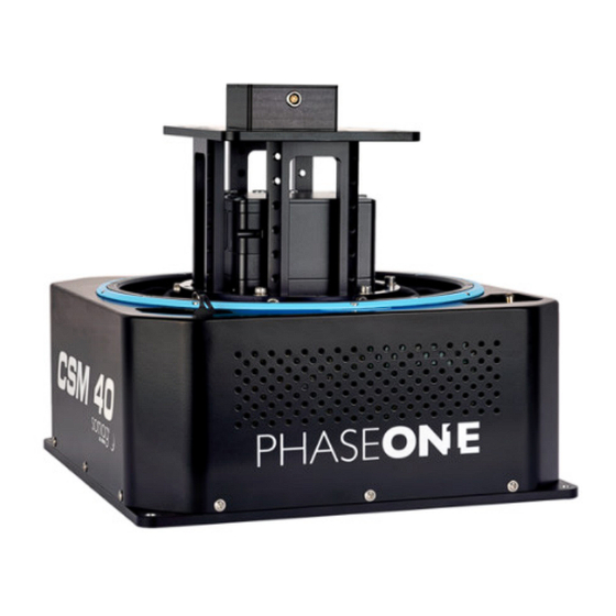 PhaseOne PAS 150 Operation Manual