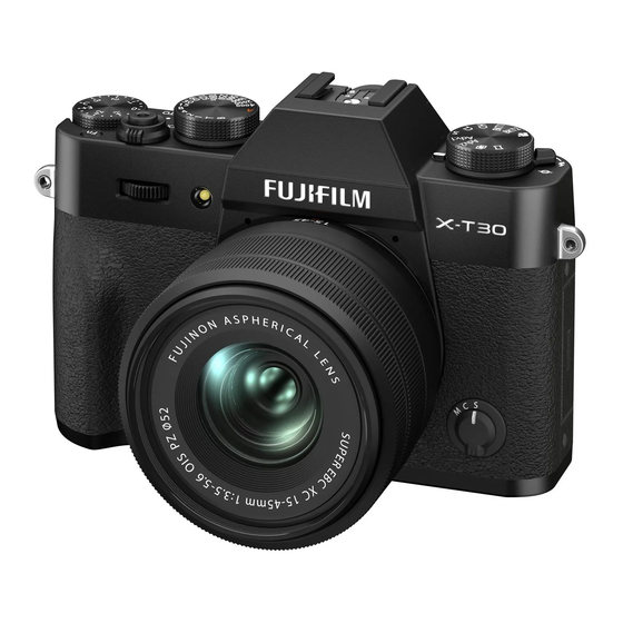FujiFilm X-T 30 New Features Manual