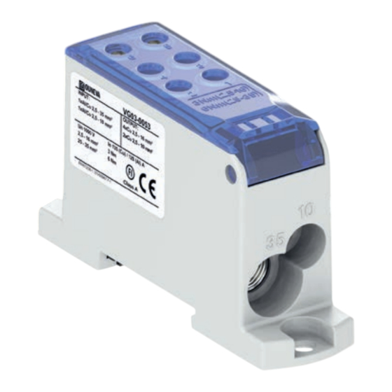 OUNEVA VG03-0059 Installation Manual