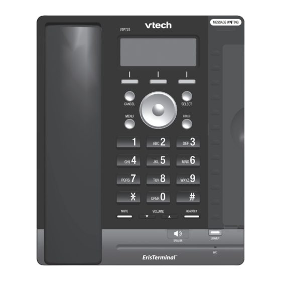 VTech VSP725 User Manual