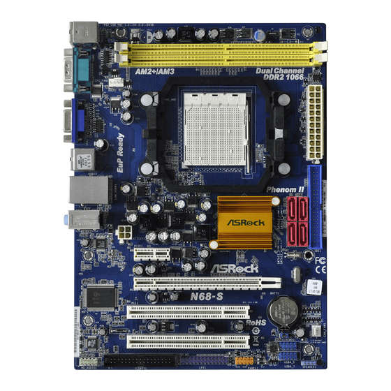 ASROCK N68-S User Manual