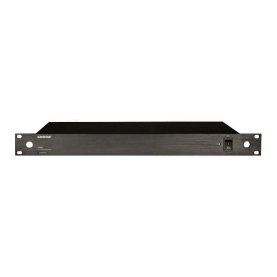 Shure UA845 User Manual