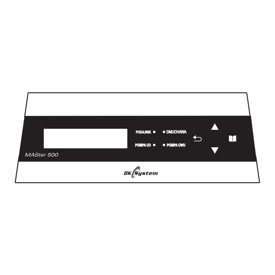 DK System Master 500 Operating Instructions Manual
