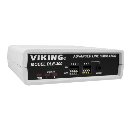 Viking DLE-300 Manuals