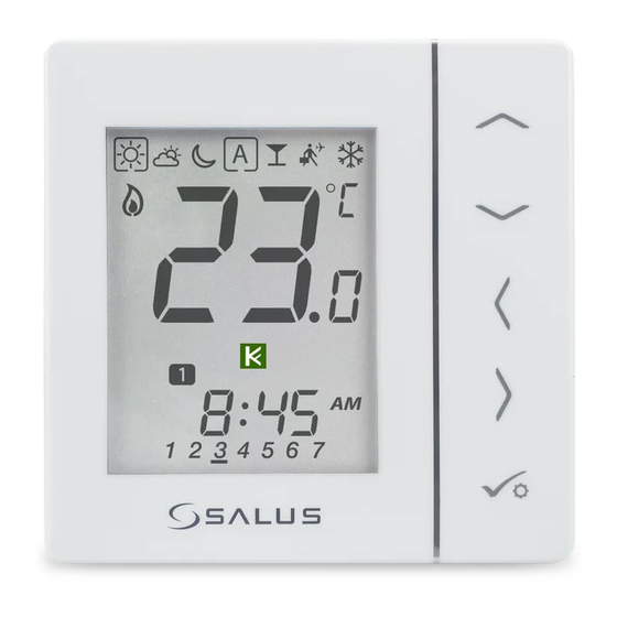 Salus VS35W Full User Manual