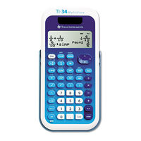 Texas Instruments TI-34 - MultiView Scientific Calculator Manual