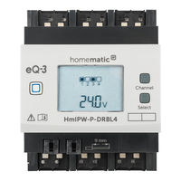 Homematic HmIPW-P-DRBL4 Manual