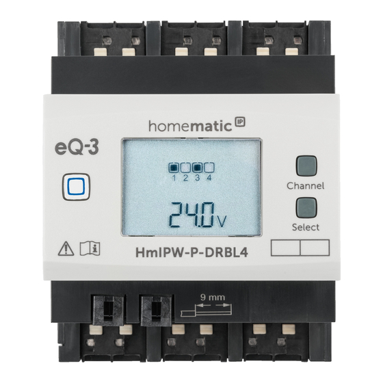 HomeMatic HmIPW-P-DRBL4 LED Controller Manuals