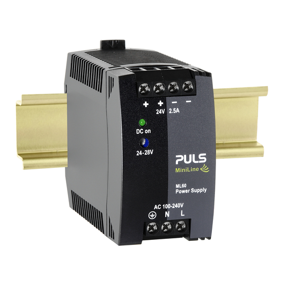 Puls MiniLine ML60.241 Manual