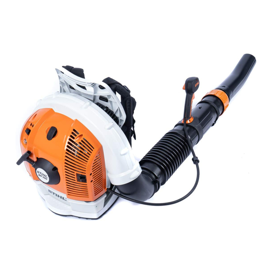 Stihl BR 700, BR 700 X Manual