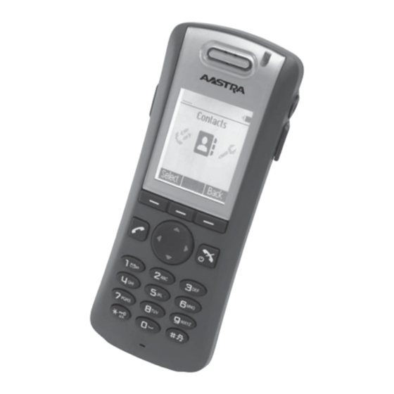 Aastra DT390 Quick Reference Manual
